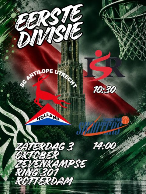 Na het halen van de poulefase van de beker, begint zaterdag 3 oktober de competitie voor SC Antilope 1.

🏀 10:30 tegen ISR 1
🏀 14:00 tegen Langstraat Shooters 2

🏠Zevenkampse Ring 301 
ROTTERDAM

@utrecht__basketball 
@basketballnederland
@basketballexpnl
@utrechtleidscherijn
@langstraatshooters_rse2
@ayaka.wheelchair.basketball
@int_wheelchair_basketball_fed
@iwbfeurope
@isr_rolstoelbasketbal
@parawatcher
#wheelchairbasketball
#rolstoelbasketbal