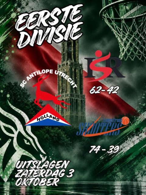 Twee wedstrijden, 2 maal winst. SC Antilope 1 begint goed aan het seizoen '26/'27.

@utrecht__basketball 
@basketballnederland
@basketballexpnl
@utrechtleidscherijn
@langstraatshooters_rse2
@ayaka.wheelchair.basketball
@int_wheelchair_basketball_fed
@iwbfeurope
@isr_rolstoelbasketbal
@parawatcher
#wheelchairbasketball
#rolstoelbasketbal